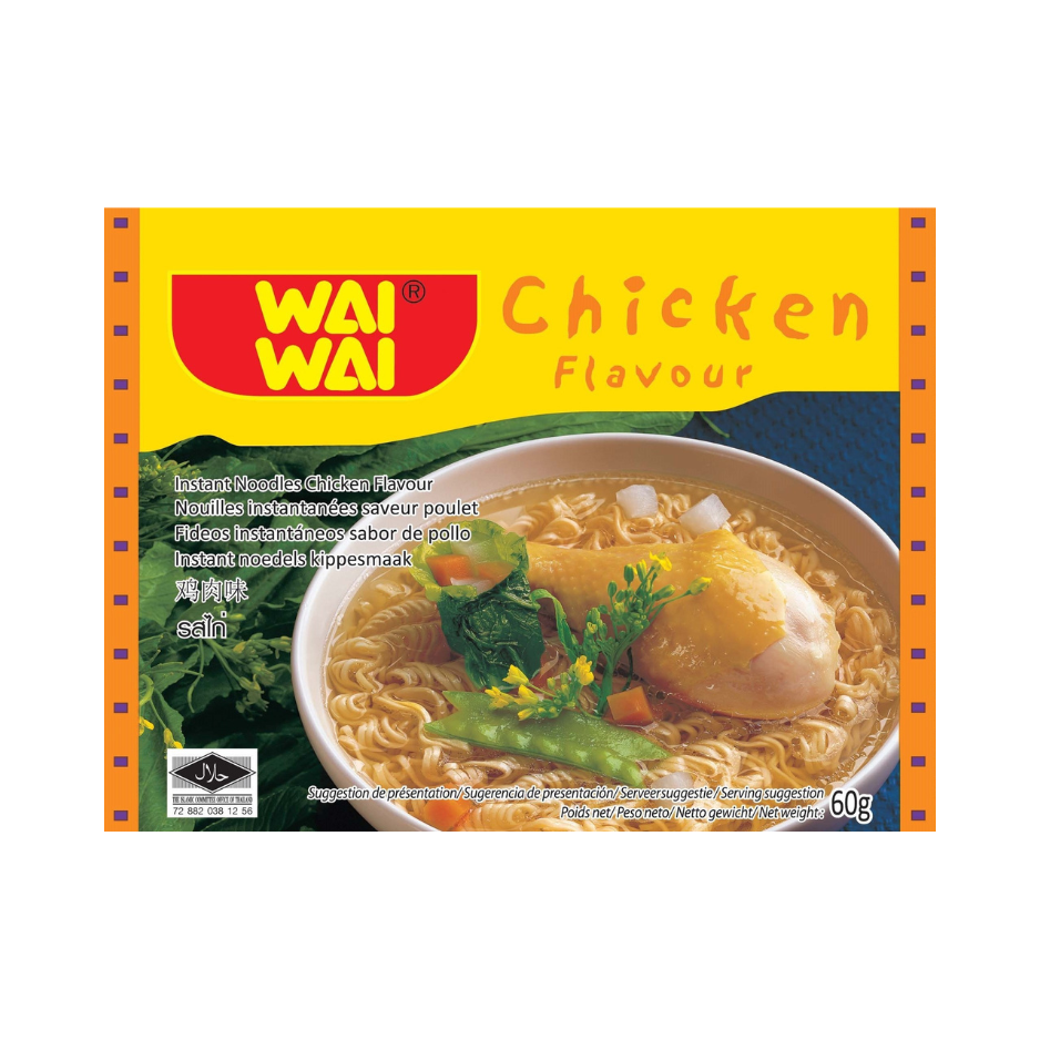 Nouilles instantanées saveur poulet WAI WAI